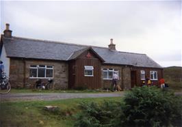 Preparing to leave Raasay youth hostel